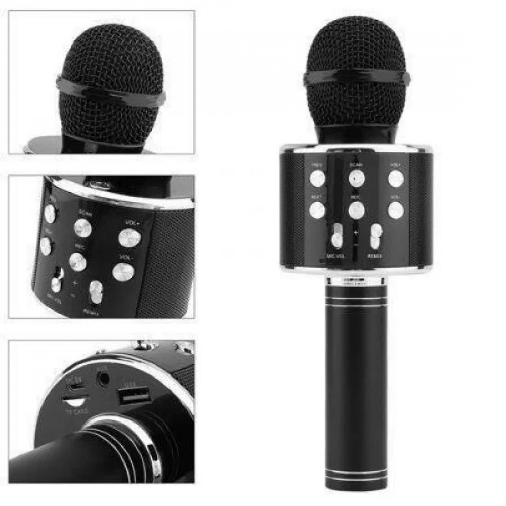 WS858 Karaoke Bluetooth Mikrofon Speaker