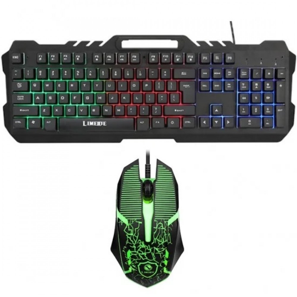 Metal Storm T21 Gamer Işıklı Klavye Mouse Set