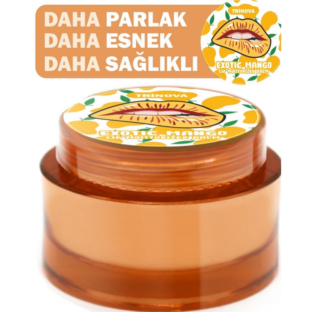 Trinova Mango Aromalı Uyku Maskesi Dudak Bakım Kremi 15ml