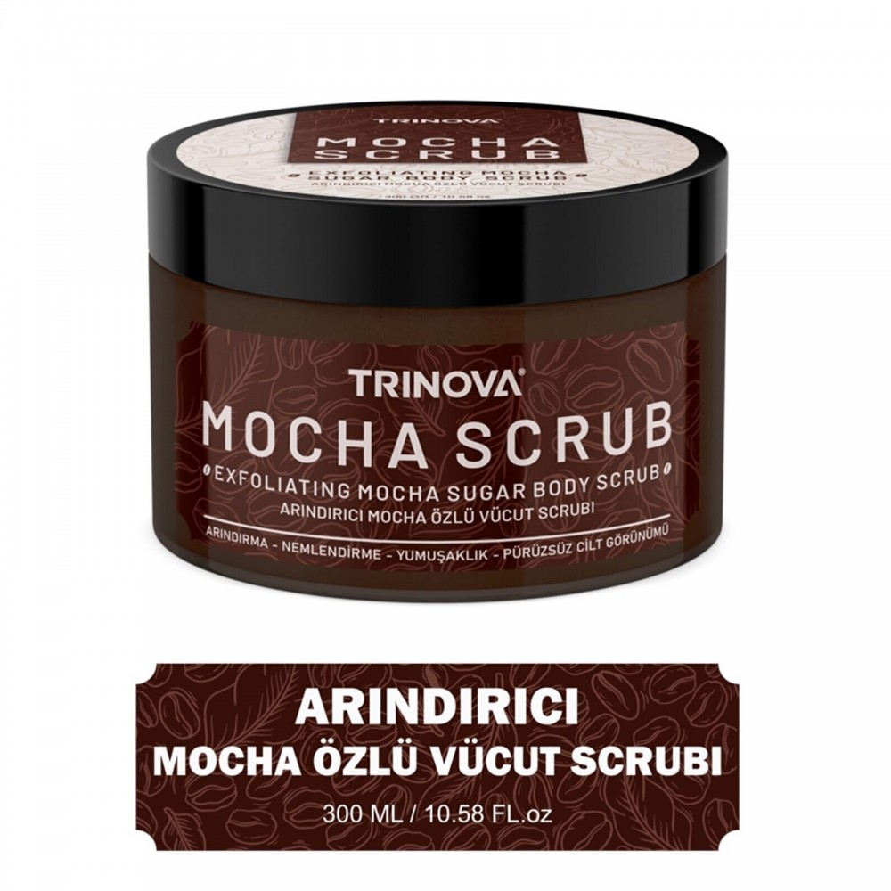 Trinova El & vücut Peeling Mocha Body Scrub 300gr.