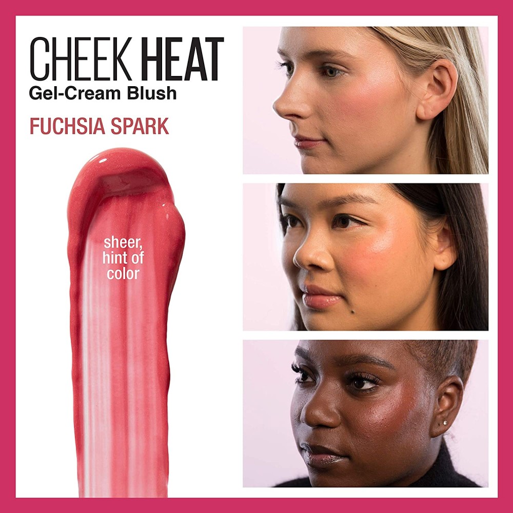 Maybelline New York Cheek Heat Likit Allık - 25 Fuchsia Spark