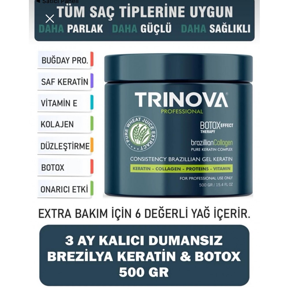 Trinova Brazillian Jel Keratin