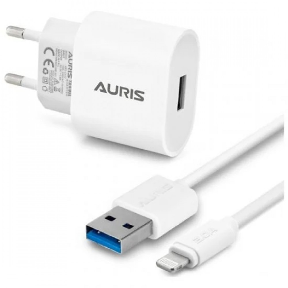 Auris 2.0A Lightning Kablo Ve Adaptör Şarj Seti